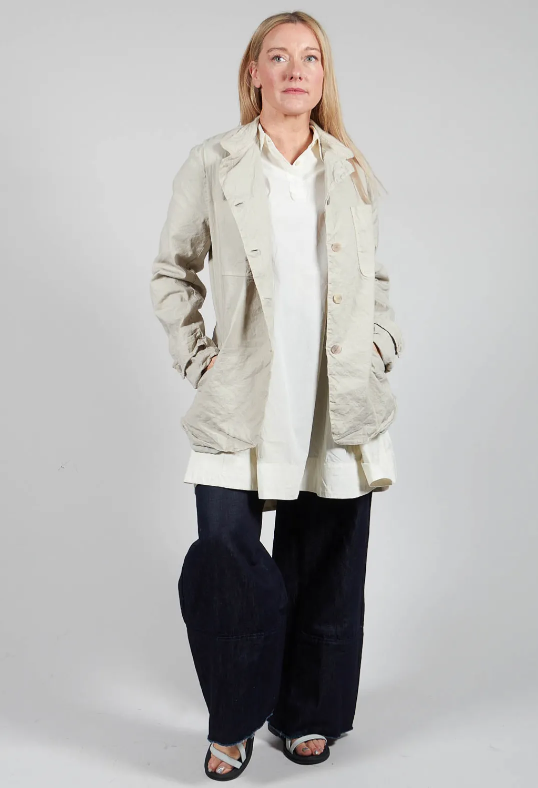 Aequamente Jackets^Boxy Jacket in Stagno