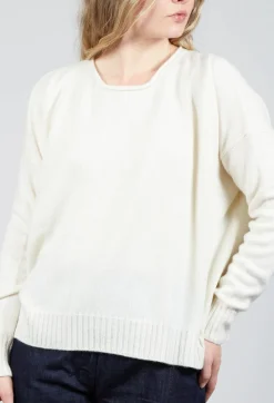 Aequamente Jumpers^Boxy Pullover in Chalk