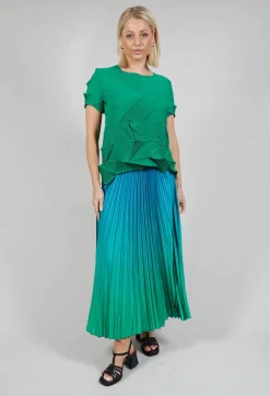 Alquema Skirts^Boxy Skirt in Biscay and Fern