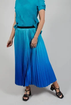 Alquema Skirts^Boxy Skirt in Blue Bird and Dazzling Blue