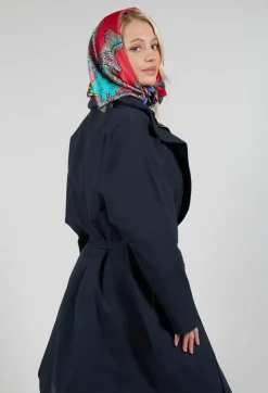 BRGN Jackets^Bris Poncho in Dark Navy