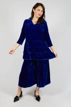 Bianco Levrin Shirts & Blouses^Brittania Shirt in Cobalt Blue