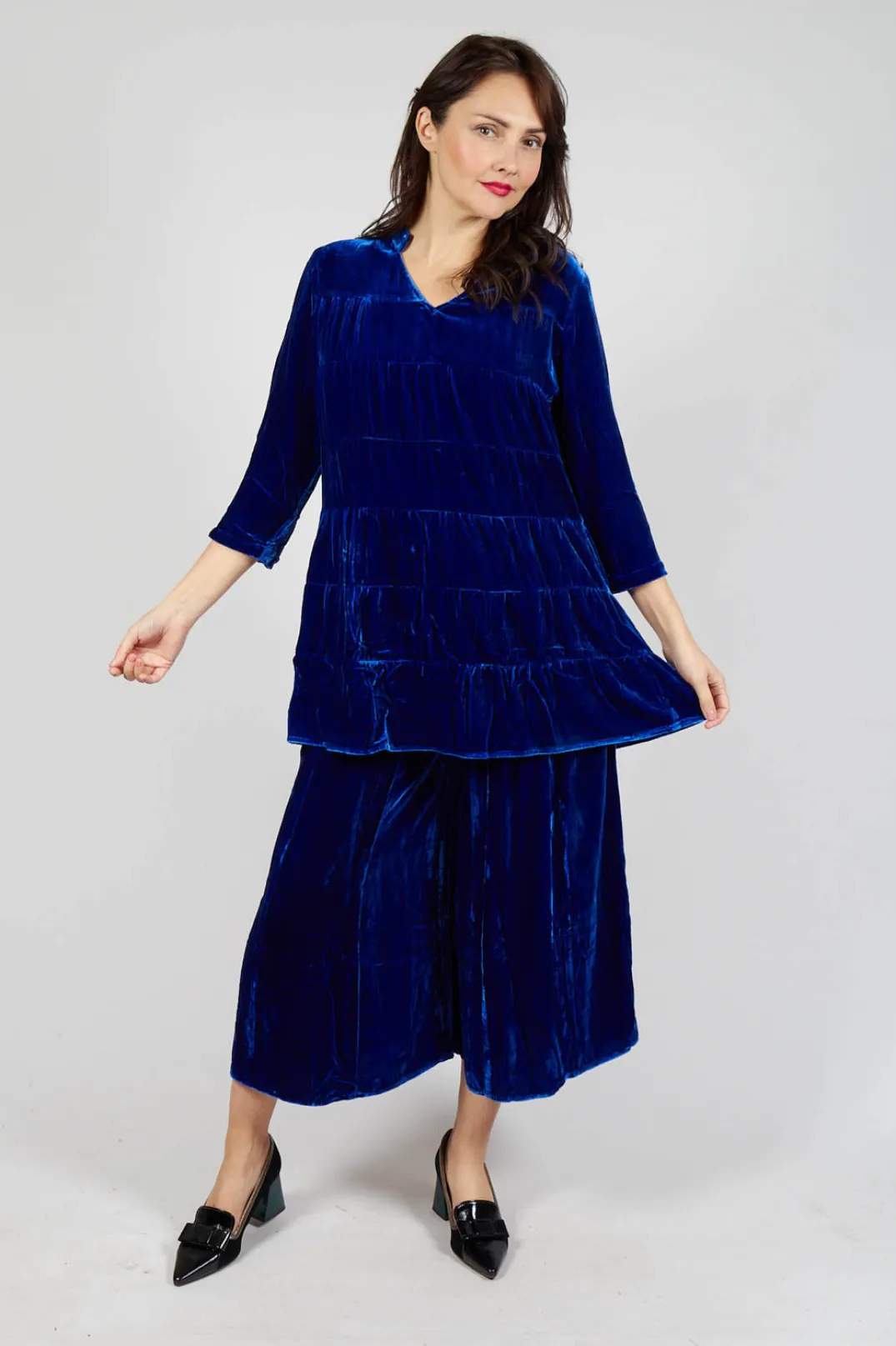 Bianco Levrin Shirts & Blouses^Brittania Shirt in Cobalt Blue