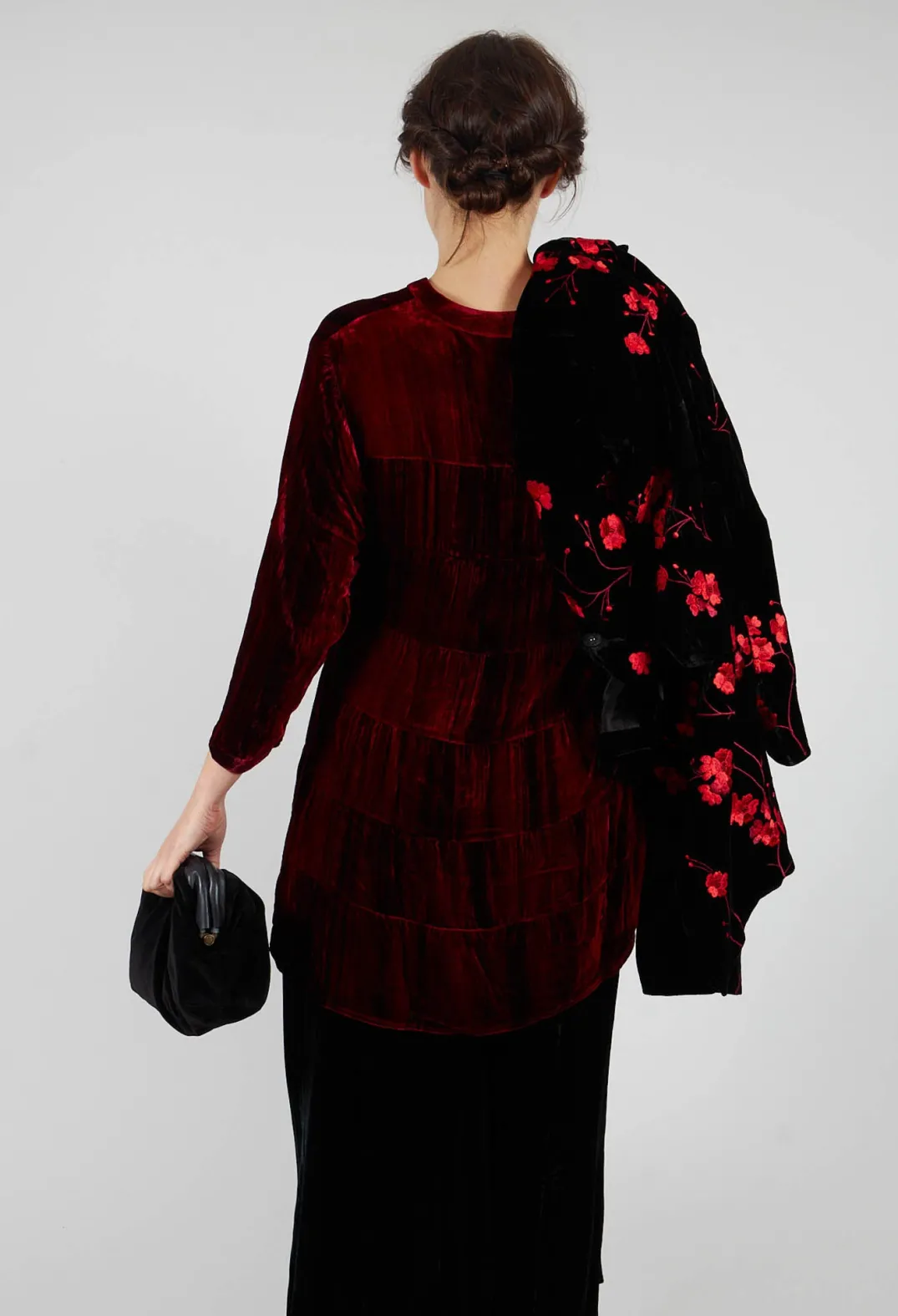 Bianco Levrin Shirts & Blouses^Brittania Shirt in Tie Dye Red