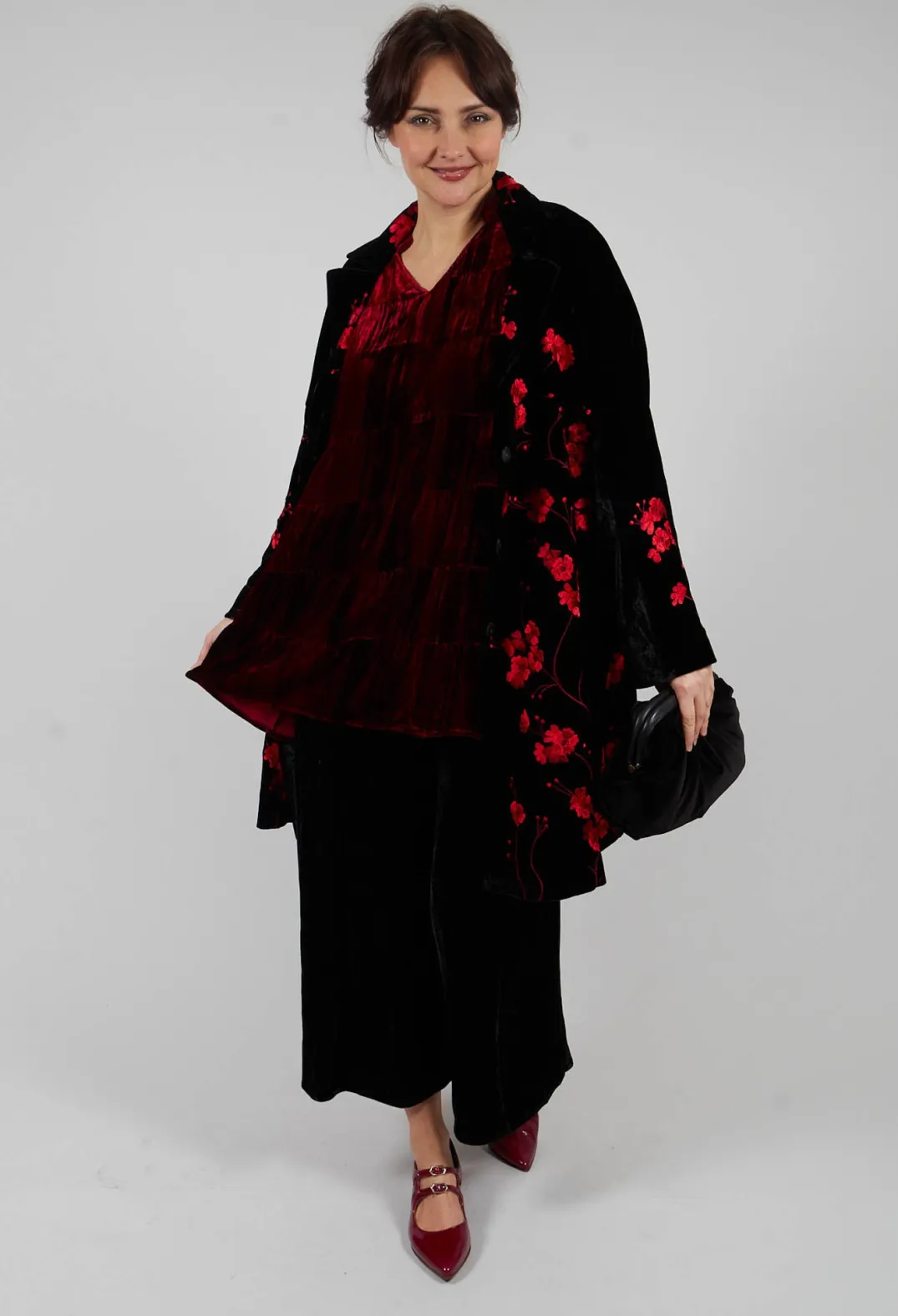 Bianco Levrin Shirts & Blouses^Brittania Shirt in Tie Dye Red
