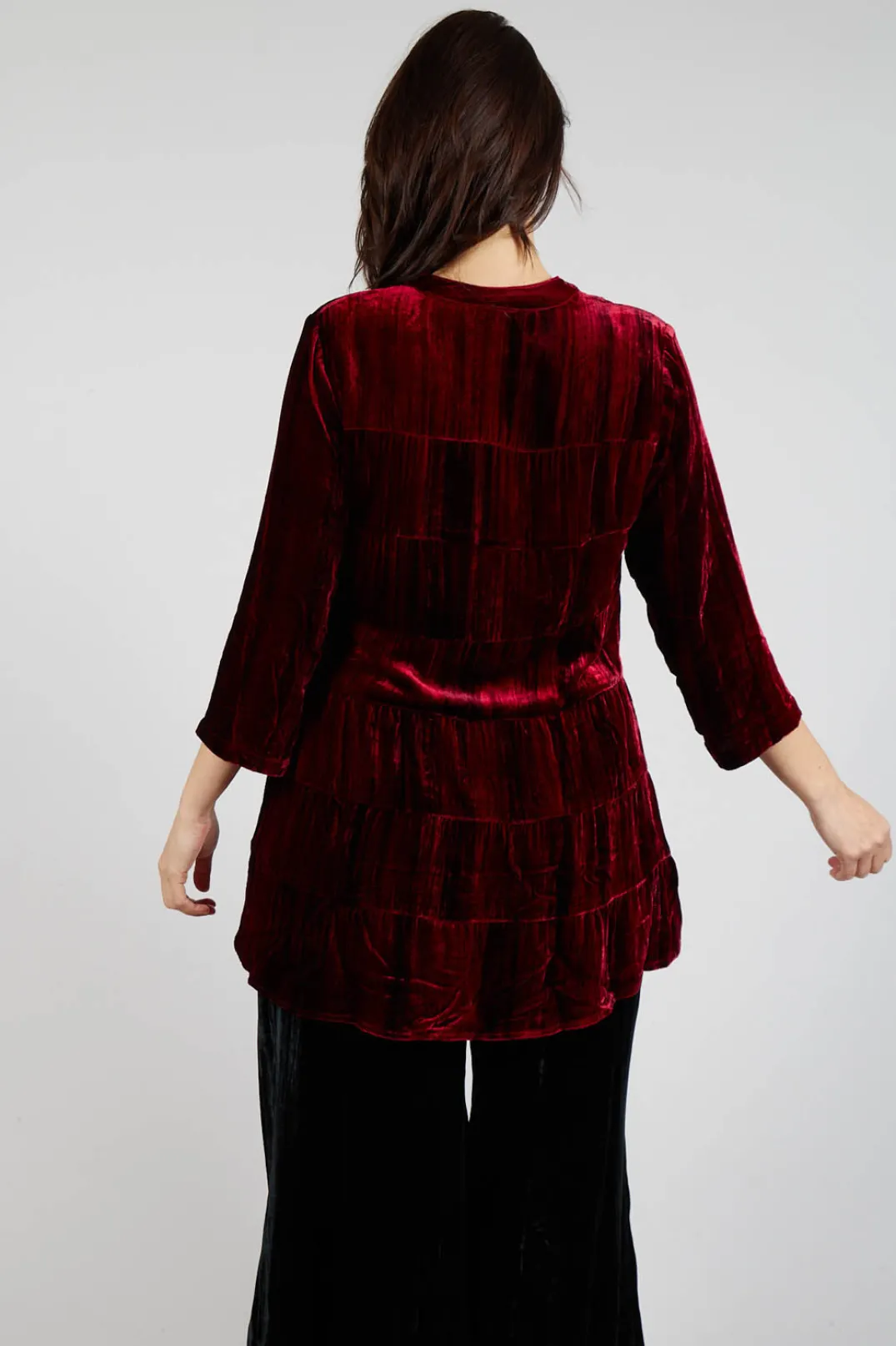 Bianco Levrin Shirts & Blouses^Brittania Shirt in Tie Dye Red