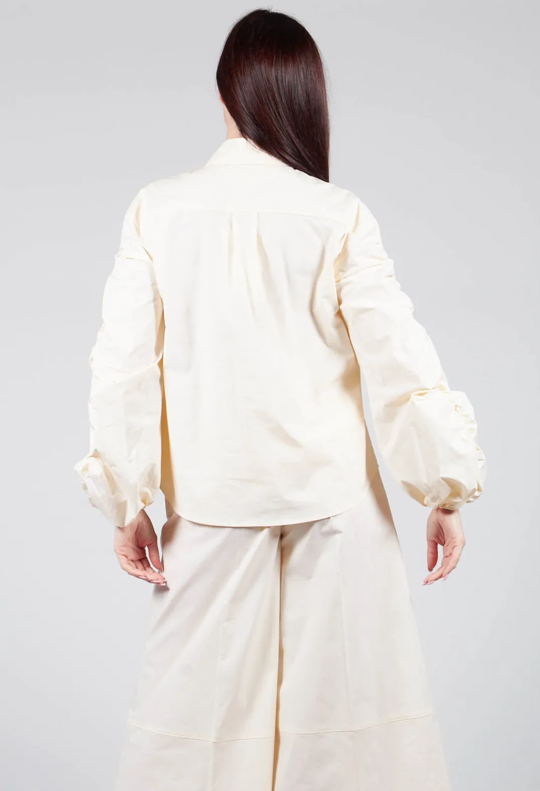 Sfizio Shirts & Blouses^Bubble Sleeve Shirt in Ecru