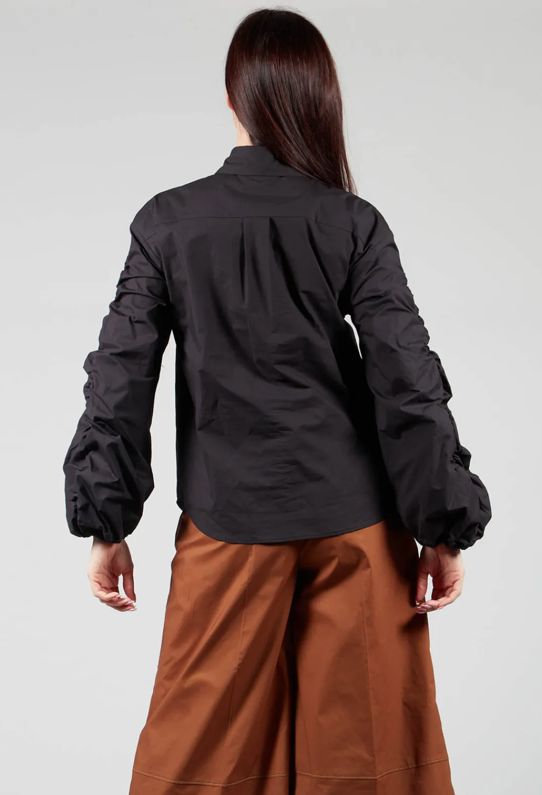Sfizio Shirts & Blouses^Bubble Sleeve Shirt in Summer Black