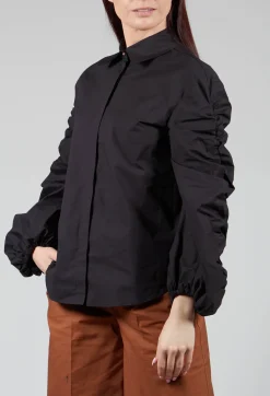 Sfizio Shirts & Blouses^Bubble Sleeve Shirt in Summer Black