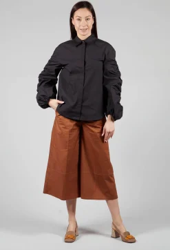 Sfizio Shirts & Blouses^Bubble Sleeve Shirt in Summer Black
