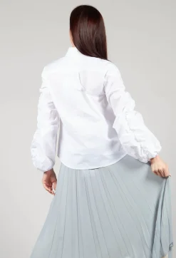 Sfizio Shirts & Blouses^Bubble Sleeve Shirt in Summer White