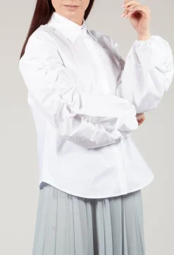 Sfizio Shirts & Blouses^Bubble Sleeve Shirt in Summer White