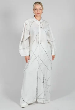 La Vaca Loca Shirts & Blouses^Buque Tunic in Off White Banner