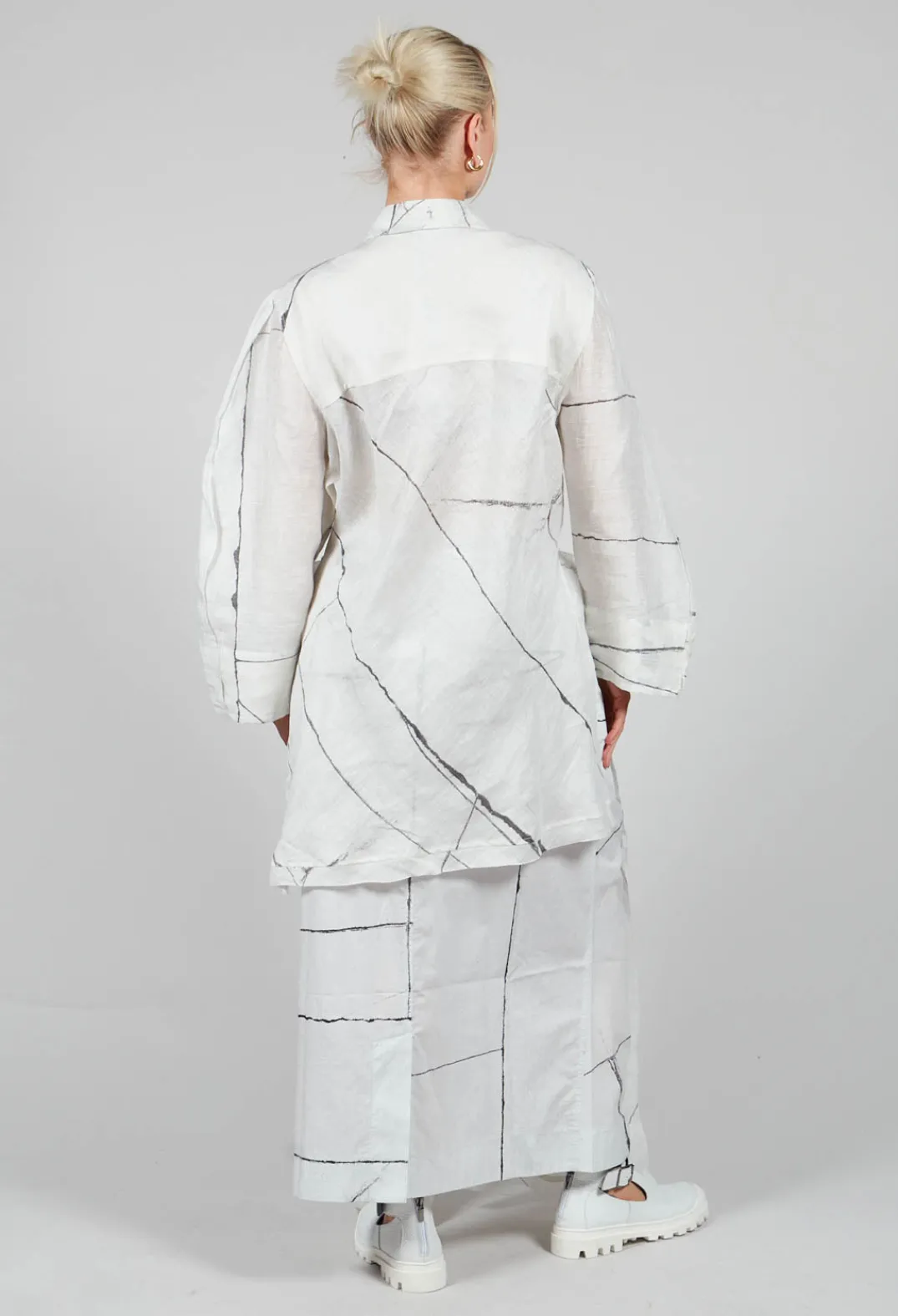 La Vaca Loca Shirts & Blouses^Buque Tunic in Off White Banner