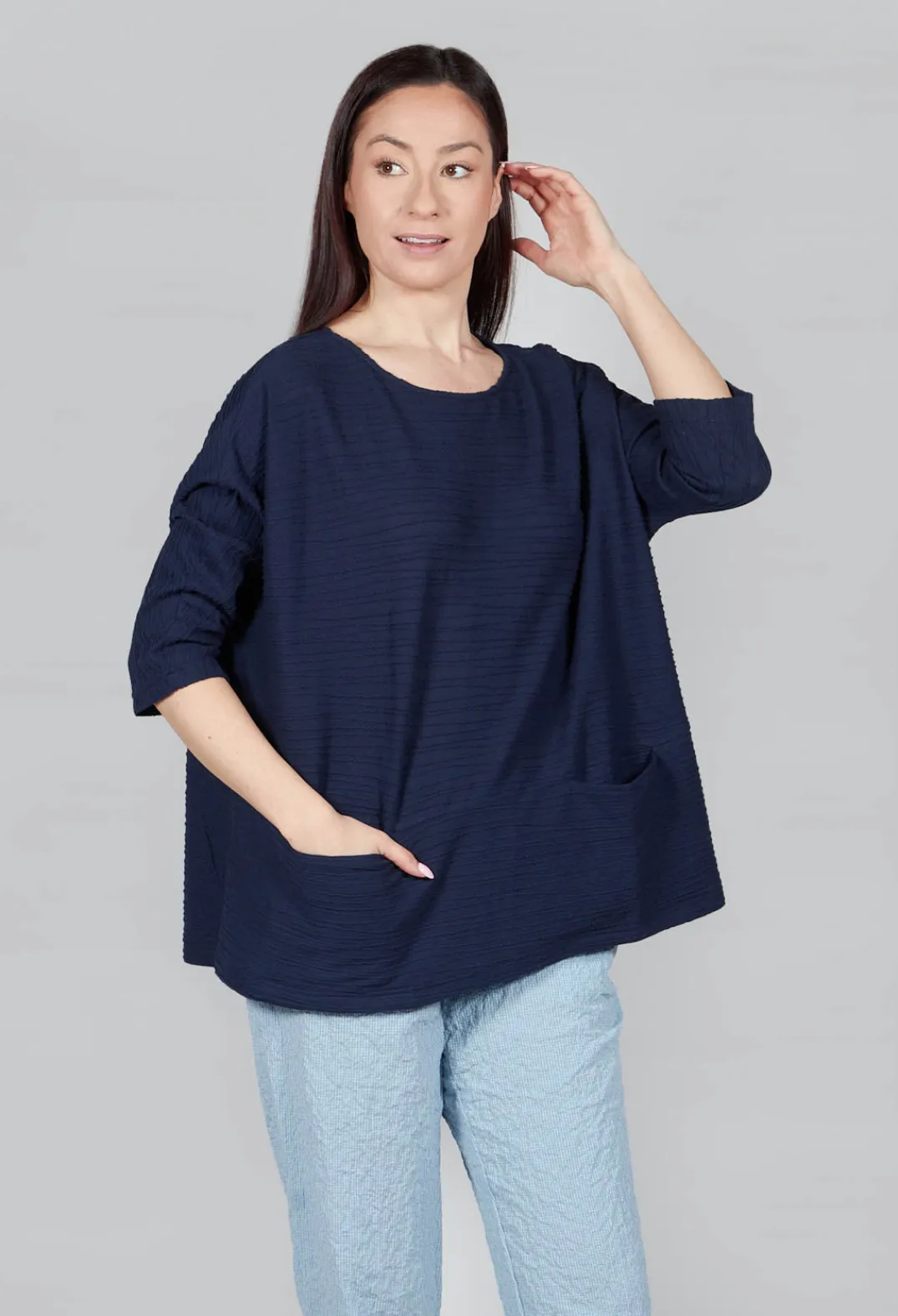Mama B Tops^Bussola Top In Blu