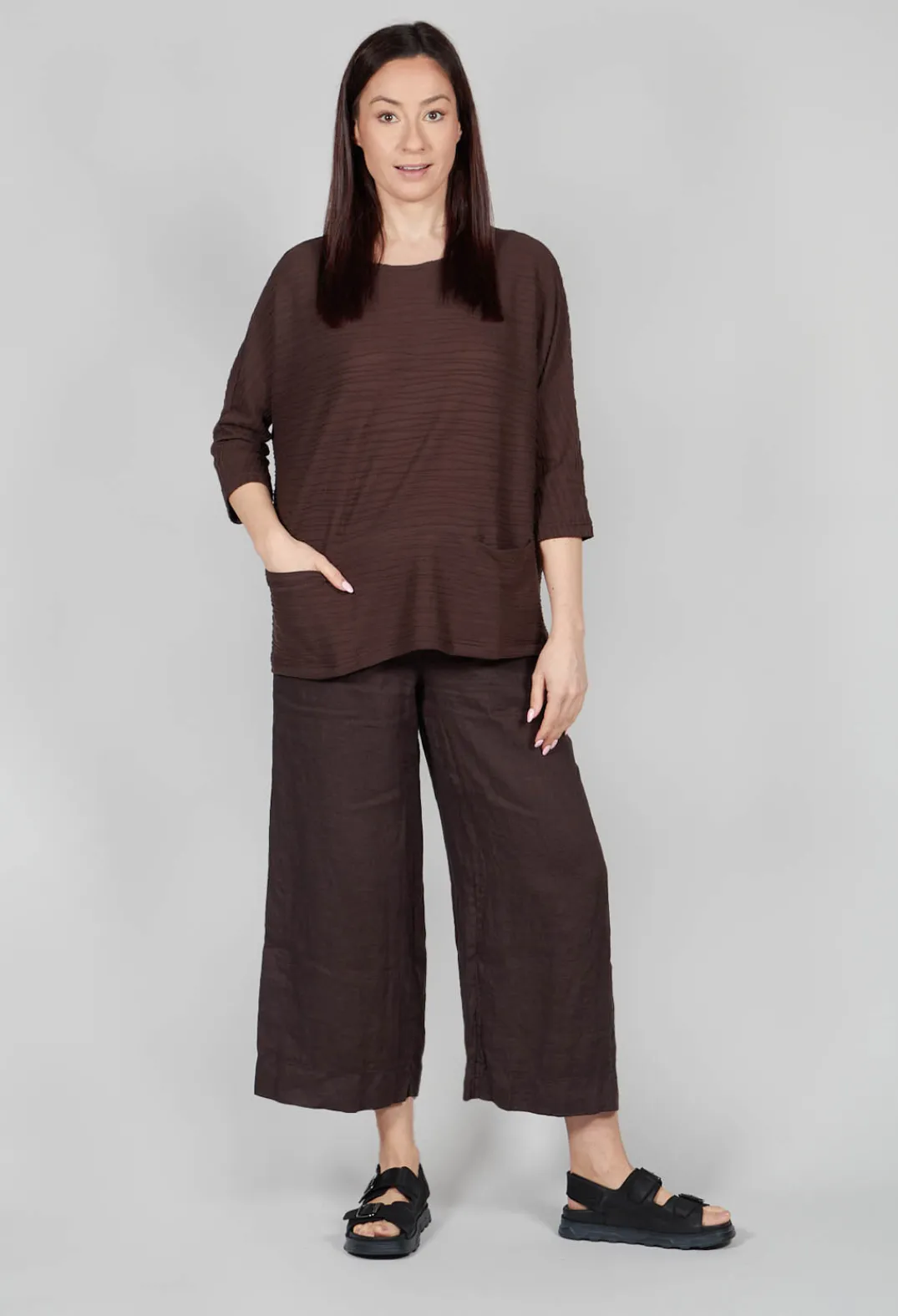 Mama B Tops^Bussola Top In Caffe