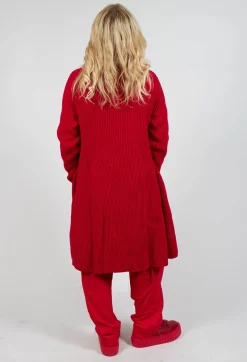 Rundholz Mainline Dresses^Button Dress in Cardinal