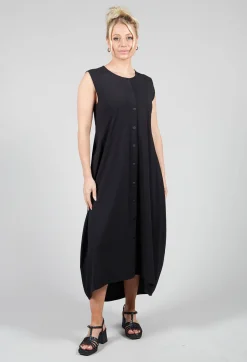 Sarah Pacini Dresses^Button Front Long Dress in Black