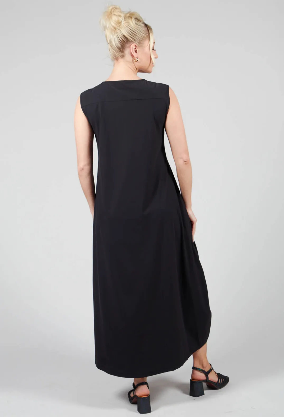 Sarah Pacini Dresses^Button Front Long Dress in Black