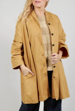 Apuntob Coats^Button Front Over Coat in Paglia
