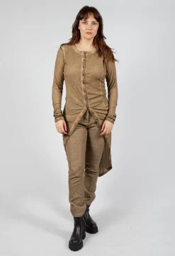Rundholz Mainline Jackets^Button Front Top in Camel Cloud