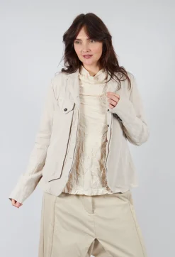 Rundholz Mainline Jackets^Button Jacket in Bone Mel