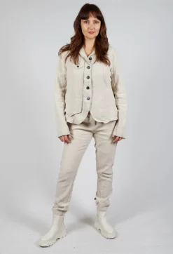 Rundholz Mainline Jackets^Button Jacket in Bone Mel