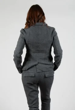 Rundholz Mainline Jackets^Button Jacket in Slate Mel