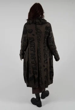 Rundholz Black Label Coats^Button Through Coat in Jungle Big Print
