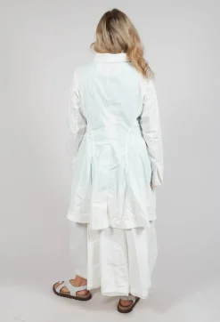 Rundholz Black Label Coats^Button Through Coat in Offwhite