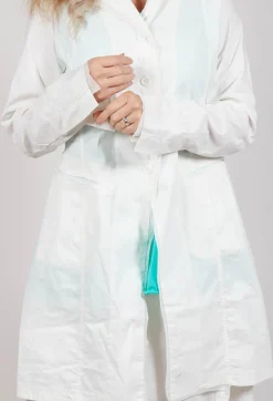 Rundholz Black Label Coats^Button Through Coat in Offwhite