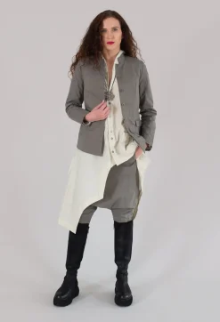 Jayko Jackets^Button Through Jacket in 728 Grey