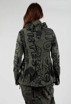 Rundholz Black Label Jackets^Button Through Jacket in Camp Big Print
