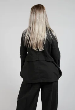Rundholz Black Label Jackets^Button Through Jacket with Tulip Hem in Jungle Stripe