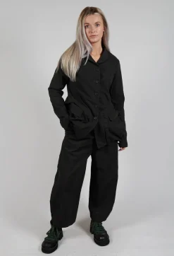 Rundholz Black Label Jackets^Button Through Jacket with Tulip Hem in Jungle Stripe