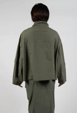 Rundholz Black Label Jackets^Button Through Utility Jacket in Camp