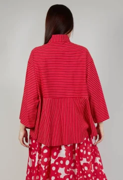Operificio Neirami Shirts & Blouses^Button Up Blouse in Rosso