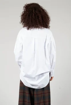 Amici Shirts & Blouses^Button Up Long Sleeve Shirt in White