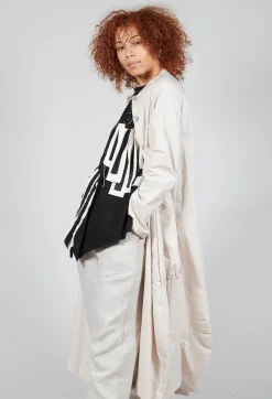 Tadashi Coats^Button Up Shirt Dress in Beige