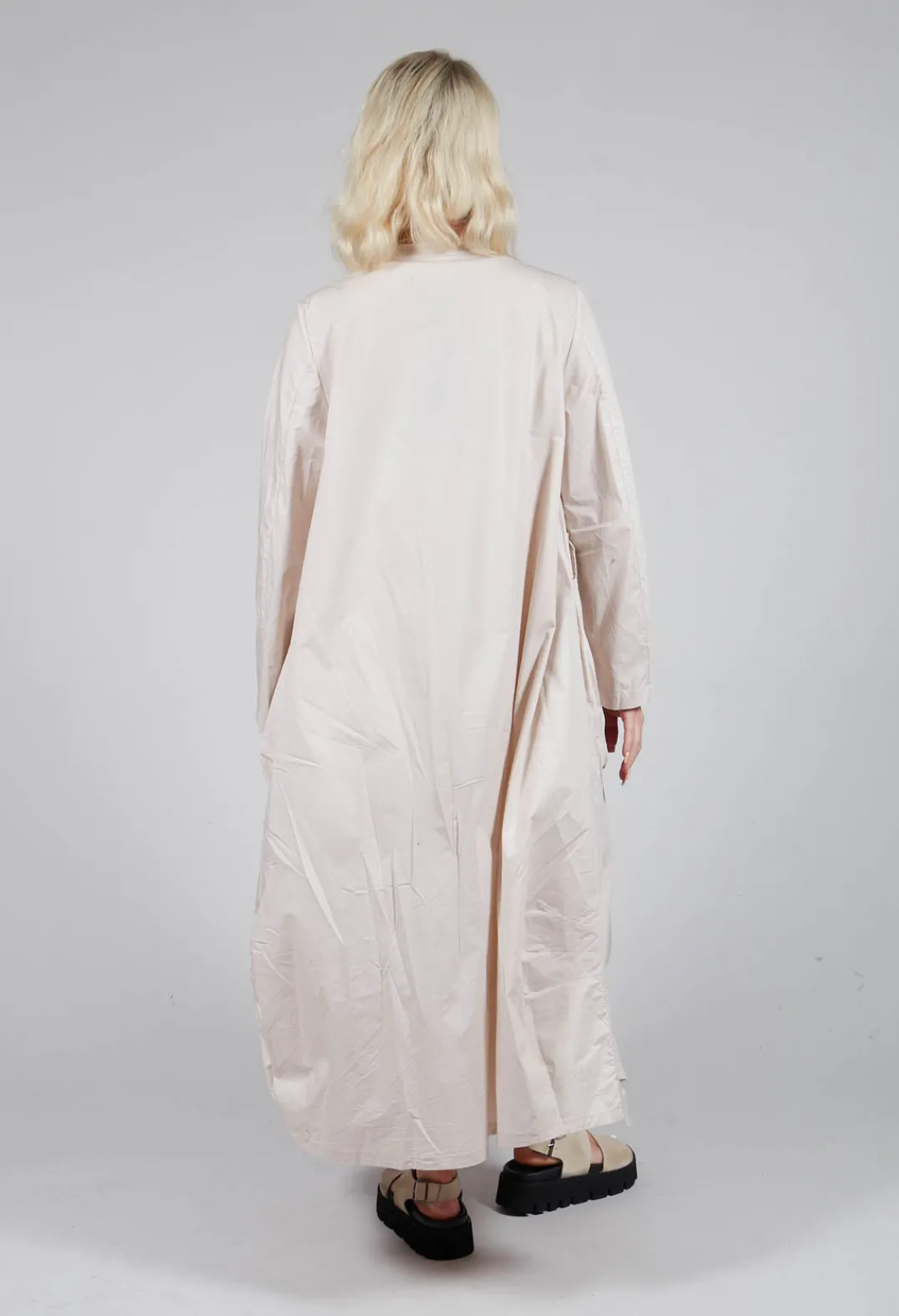 Tadashi Coats^Button Up Shirt Dress in Beige