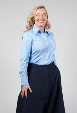Marc Point Shirts & Blouses^Button Up Shirt in Blue