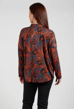Operificio Neirami Shirts & Blouses^Button Up Shirt in Funghiarancio