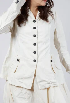 Rundholz Dip Jackets^Button-Up Jacket with Long Length Sleeves in Greige