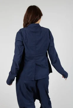 Rundholz Dip Jackets^Button-Up Jacket with Long Length Sleeves in Ink