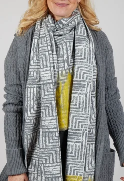 Sarah Pacini Cardigans^Cable Knit Long Cardigan in Steel Grey