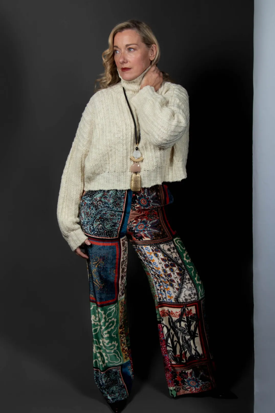 Malloni Jumpers^Cactus Tricot Chunky Knit in Latte