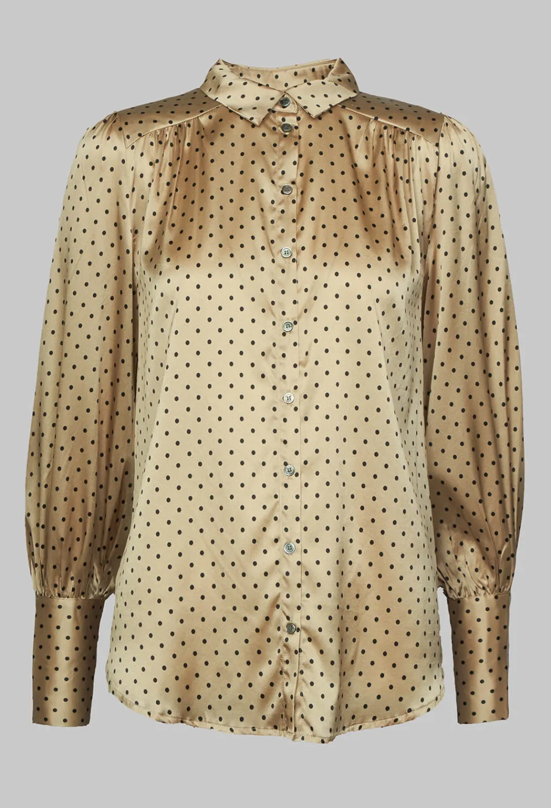 Dea Kudibal Shirts & Blouses^Cadence Shirt with Volume Sleeves in Dot