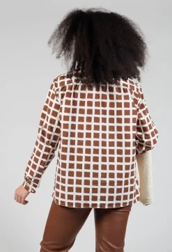 Hannoh Wessel Shirts & Blouses^Calipso Shirt in Brown Check