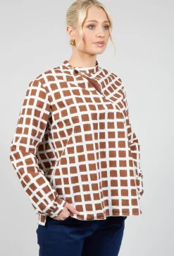 Hannoh Wessel Shirts & Blouses^Calipso Shirt in Brown Check