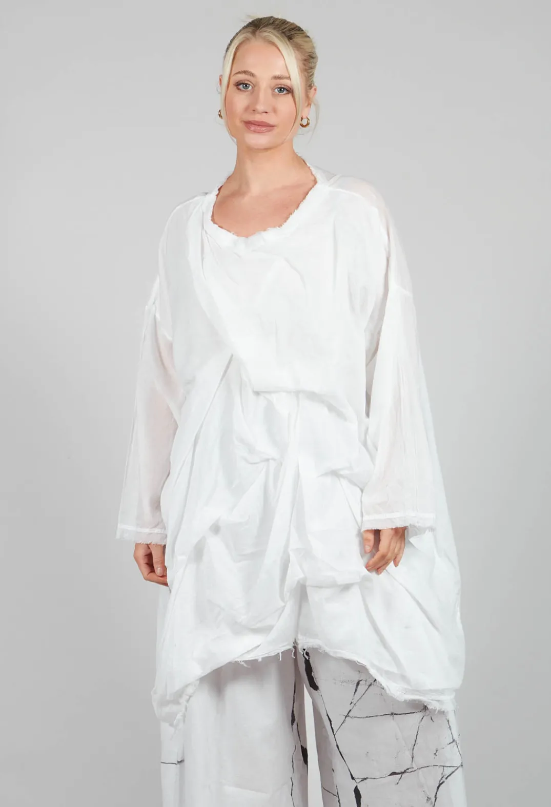 La Vaca Loca Tops^Calle Tunic in Off White